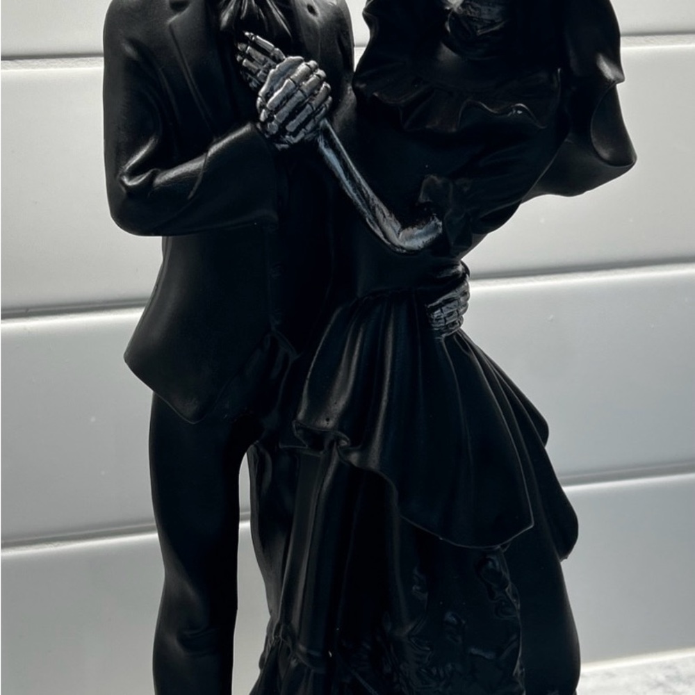 Nicole Miller Day of the Dead Dancing Skeleton Bride & Groom